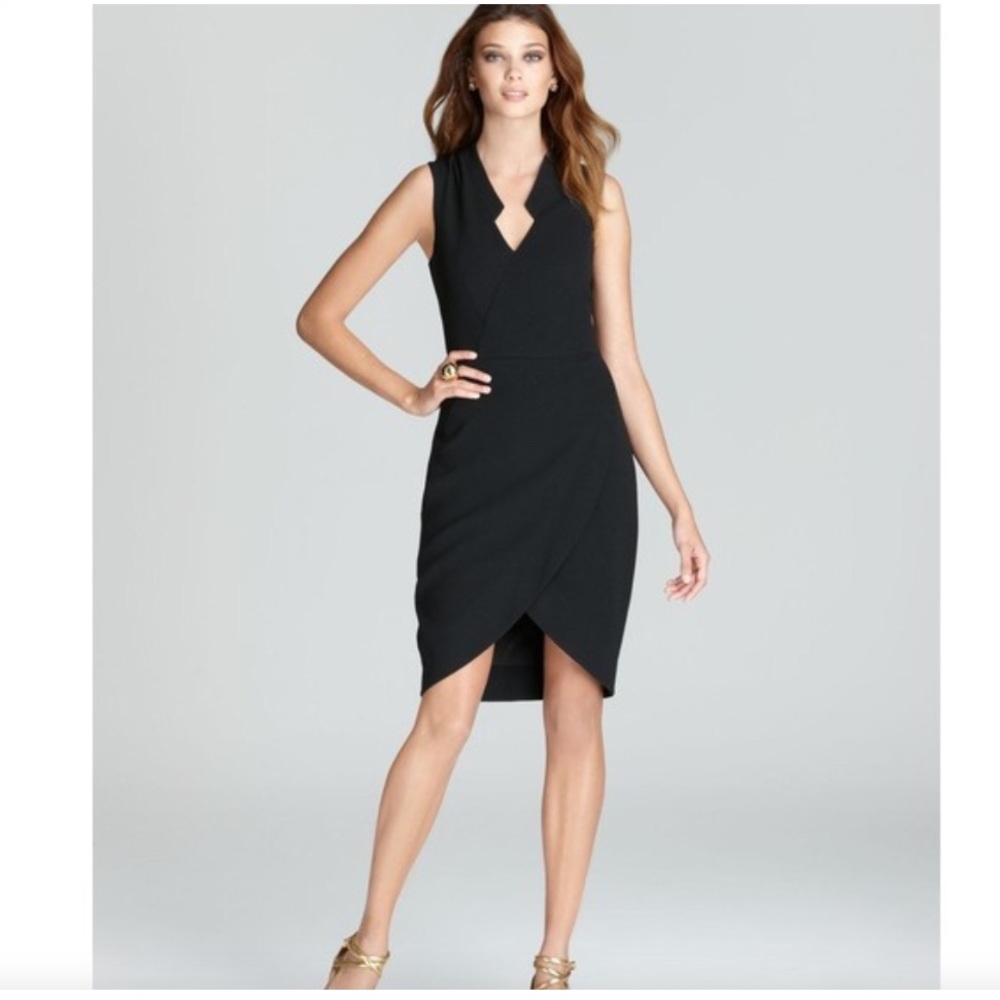 Rachel Zoe Annabel Crepe Dress in Black